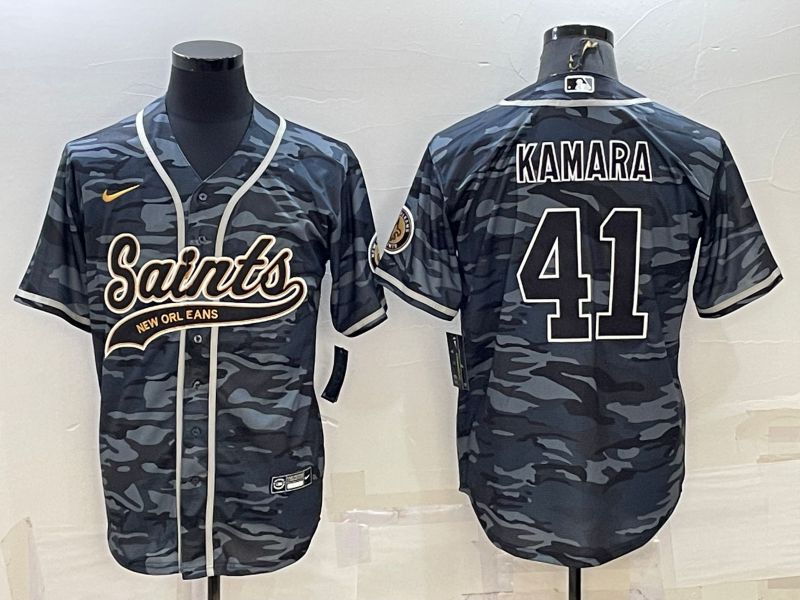 Men New Orleans Saints #41 Kamara Camo 2022 Nike Co branded NFL Jerseys->new orleans saints->NFL Jersey